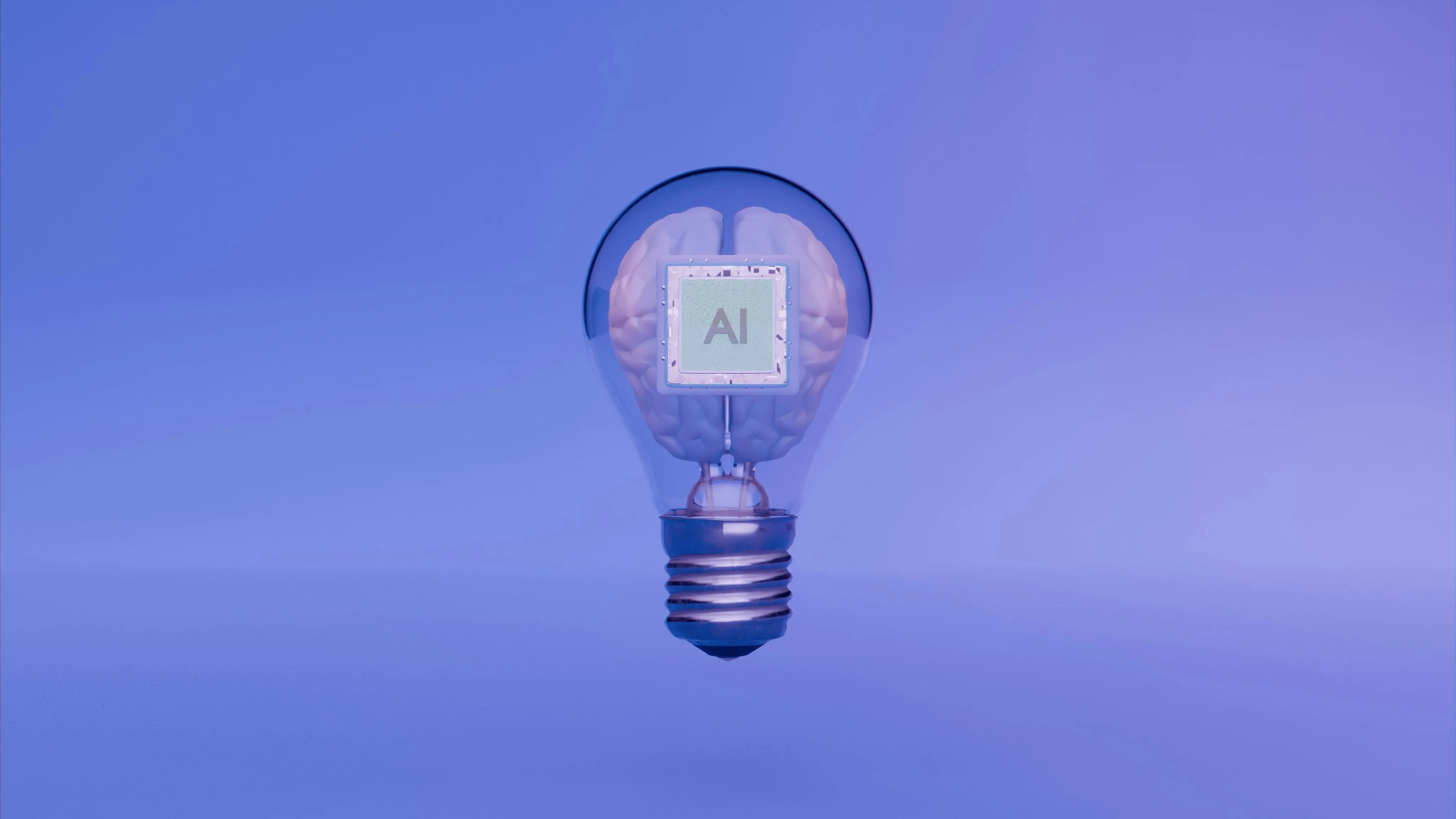 Next.js Data Fetching - Artificial intelligence is represented by the lightbulb and brain.