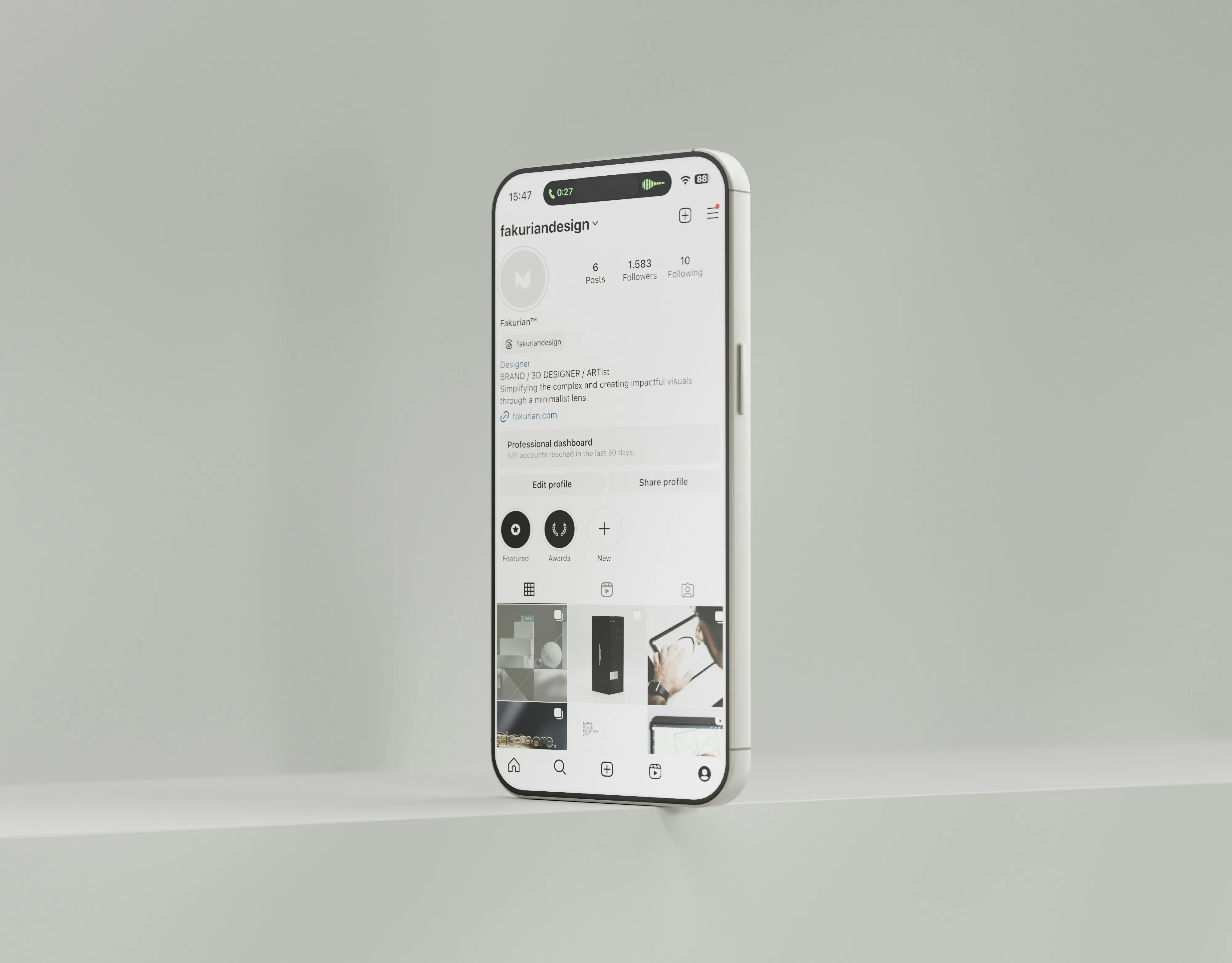 Next.js SaaS Development - a white cell phone is hanging on a wall