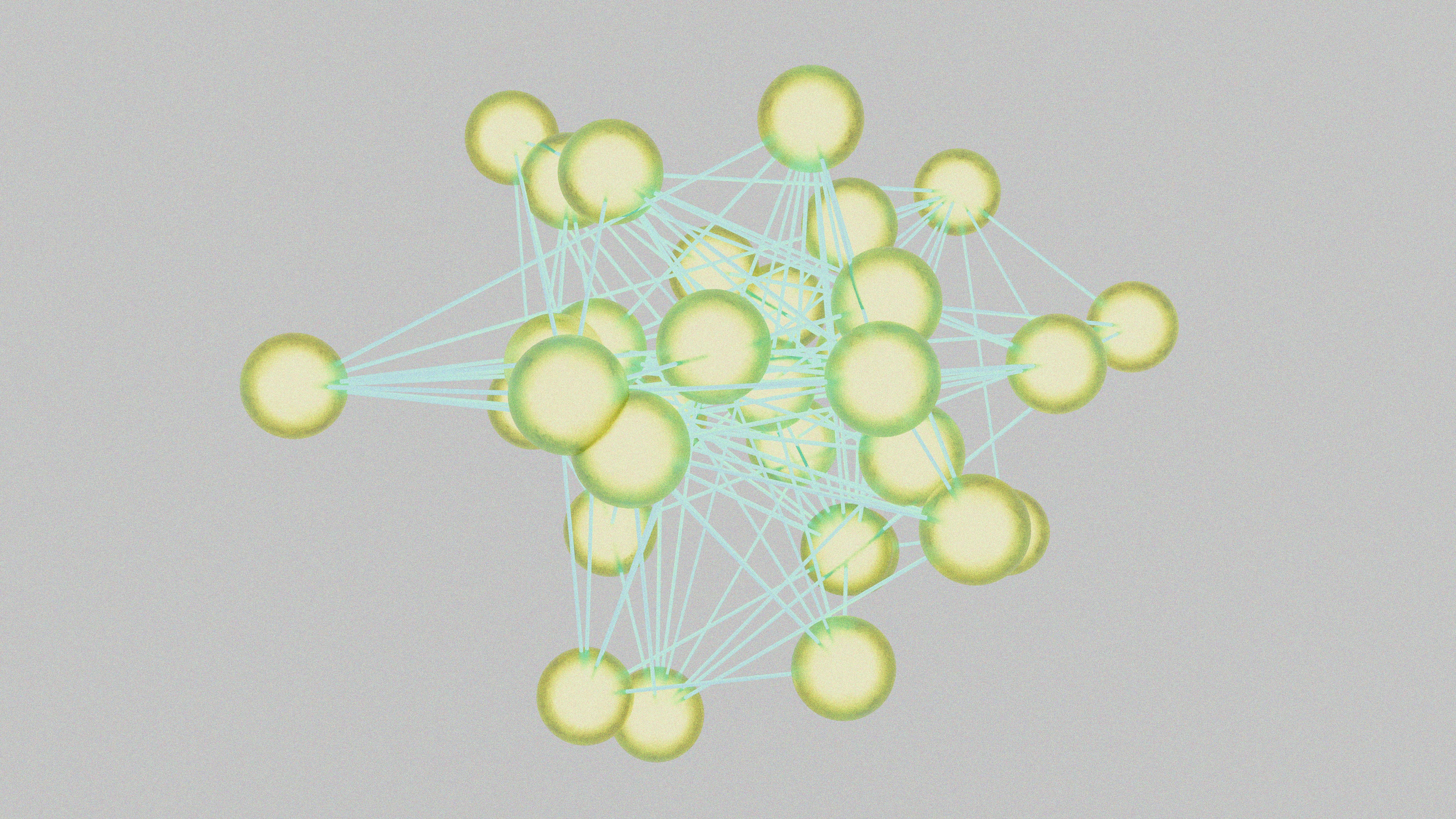Web Application Security - A computer generated image of a cluster of spheres